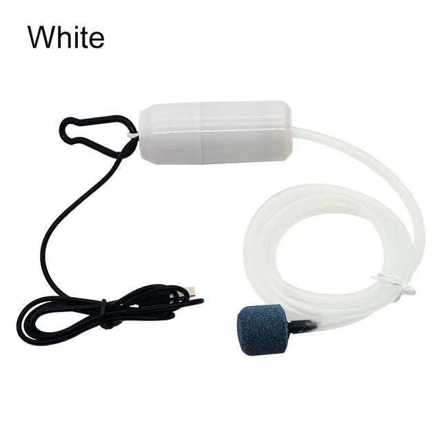 Aquarium USB Air Pump Fish Tank Silent Air Compressor Aquarium Portable Mini Oxygenator Oxygen Aerator Aquarium Accessories 5v