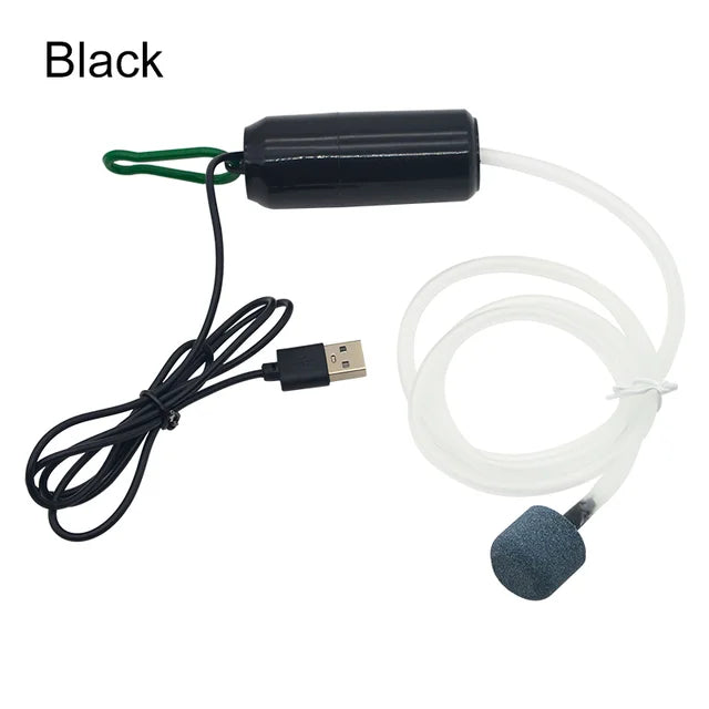 Aquarium USB Air Pump Fish Tank Silent Air Compressor Aquarium Portable Mini Oxygenator Oxygen Aerator Aquarium Accessories 5v
