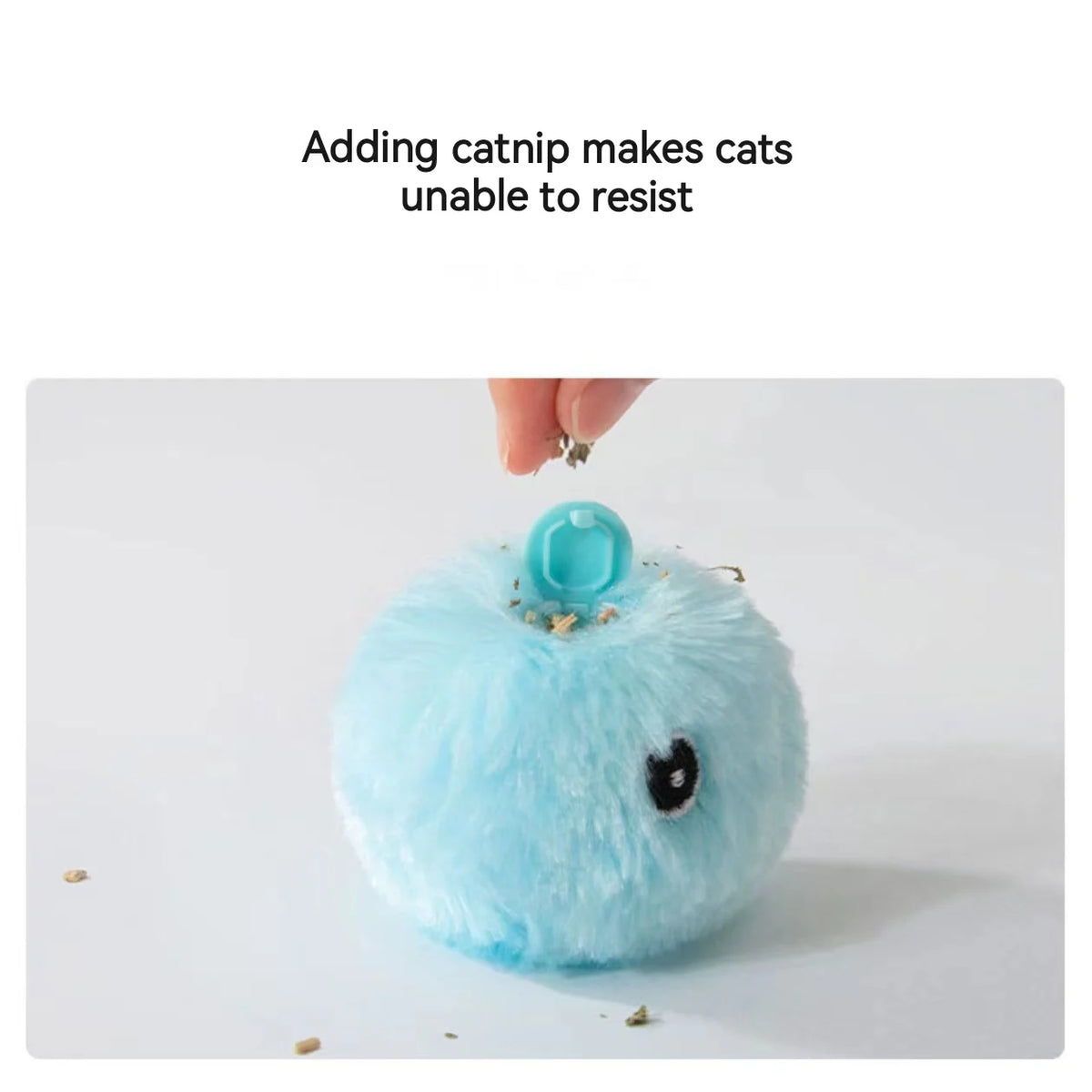 1/3Pcs Interactive Ball Smart Cat Dog Toys Plush Electric Catnip Training Toy Kitten Touch Sounding Pet Product Squeak Toy Ball