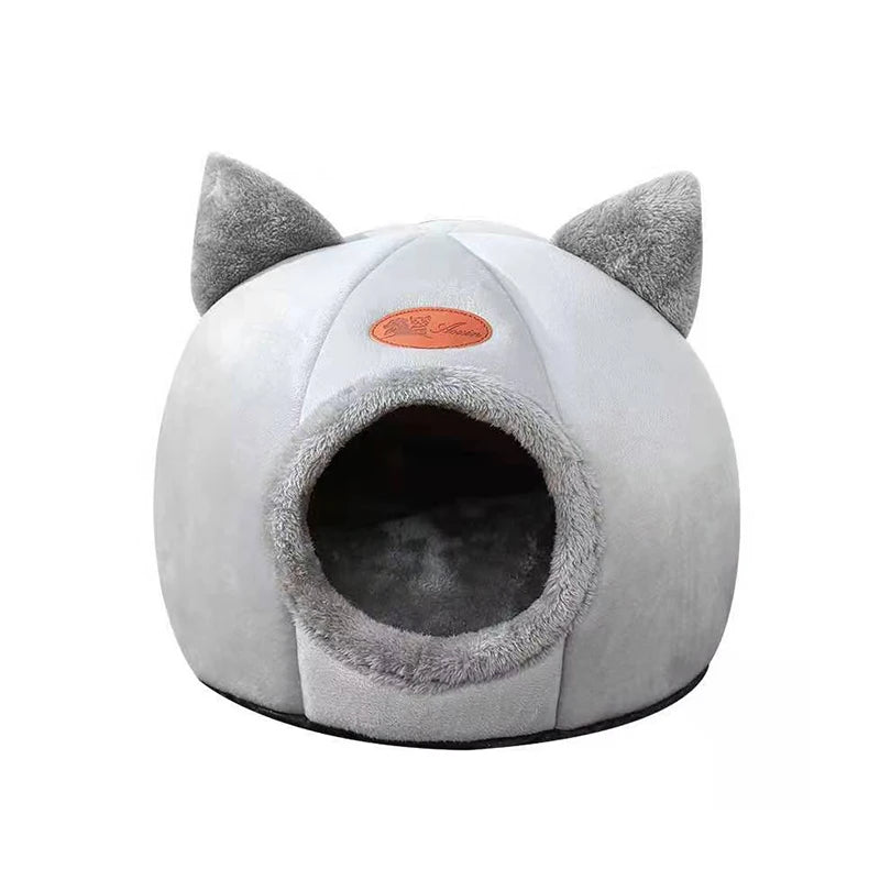 New Deep Sleep Comfort In Winter Cat Bed Iittle Mat Basket Small Dog House Products Pets Tent Cozy Cave Nest Indoor Cama Gato