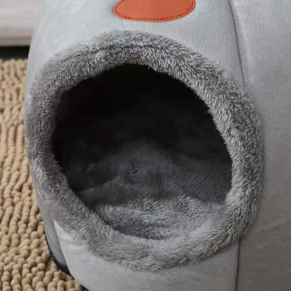 New Deep Sleep Comfort In Winter Cat Bed Iittle Mat Basket Small Dog House Products Pets Tent Cozy Cave Nest Indoor Cama Gato