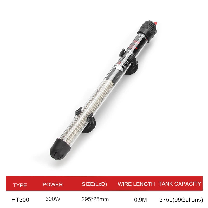 Adjustable Submersible Heating Rod Adjustable Thermostat Aquarium Heating Rod Temperature Precise Control -Efficiency