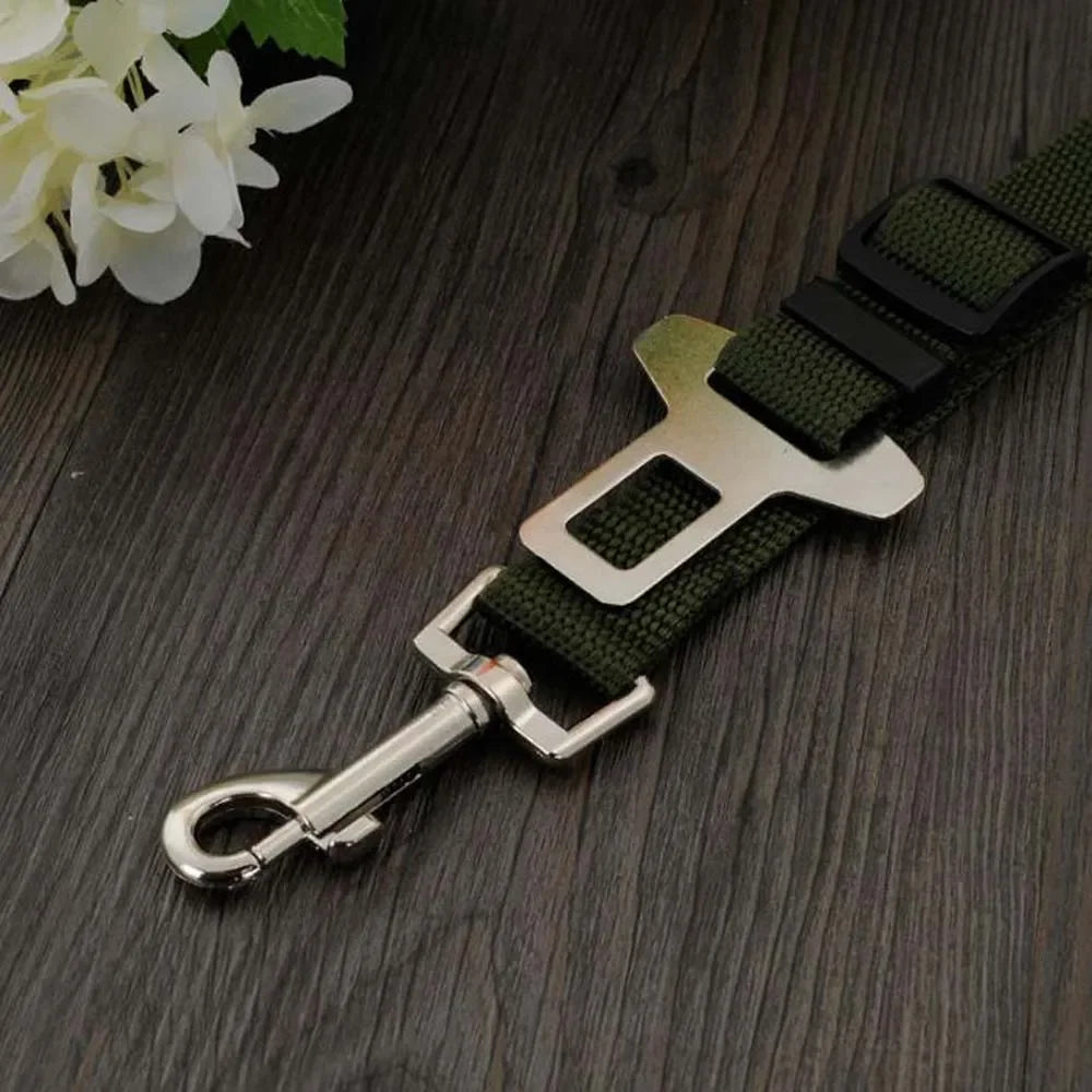 New Dog Car Seat Belt Safety Protector Travel Pets Accessories Dog Leash Collar Breakaway Solid Car Harness Pet Car Seat Belts