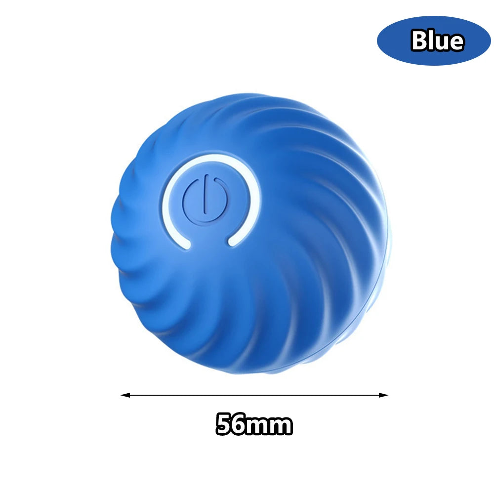 1pcs Dog Toys Intelligent Gravity Jump Ball Rechargeable Bite-Resistant Rolling Ball Cat And Dog Chase Interactive Pet Toys