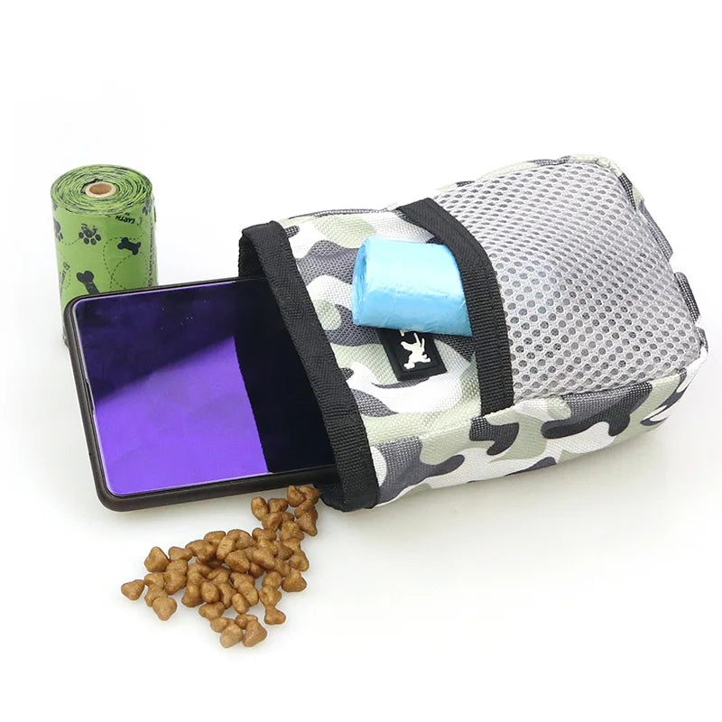 Pet Dog Puppy Training Treat Snack Bait Pet Feed Pocket Pouch Obedience Agility Pouch Food Bag Pocket Snack Reward Waist Bag