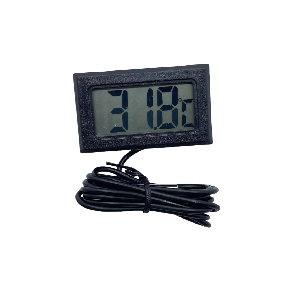 2/4pcs Fish Tank Thermometer with Suction Cup Temperature Sensor LCD Digital Aquarium Water Temp Detector Aquatic Tool