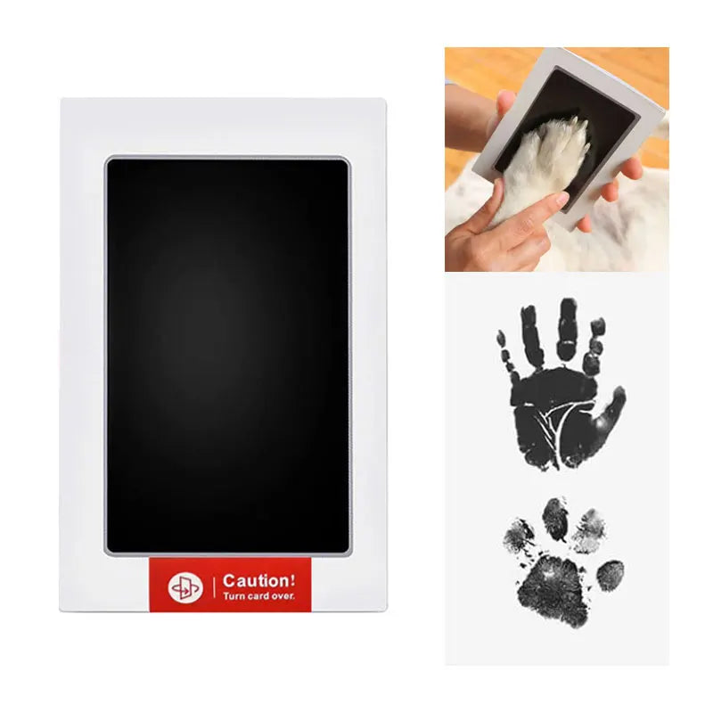 Cat Dog Paw Print Ink Kit Pad Safe Non-toxic Baby Footprints Newborn Shower Handprint Easy Diy Clean Touch Inkless Pet Souvenir