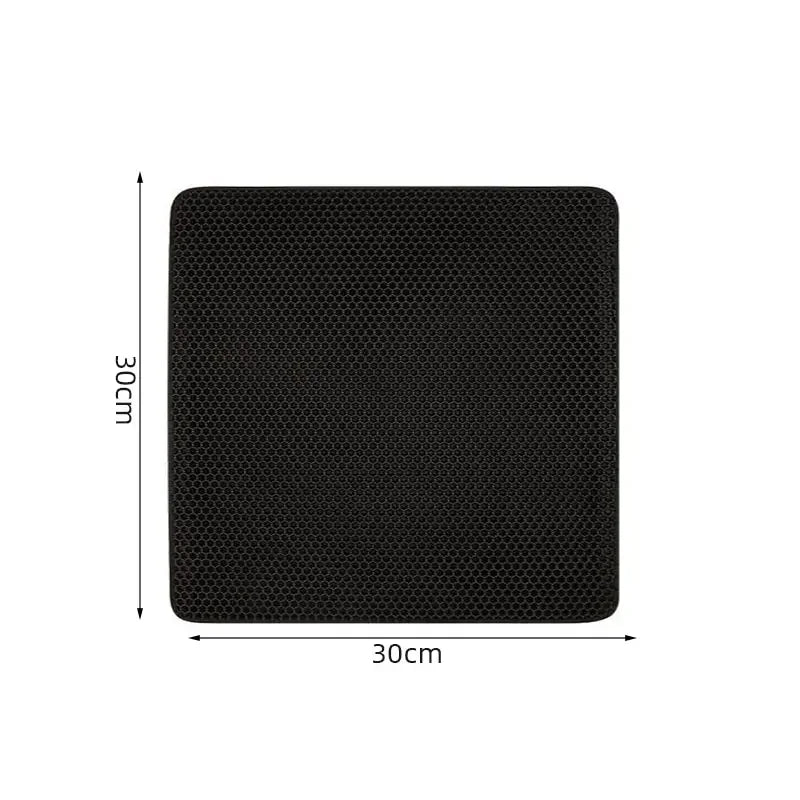 Cat Litter Mat With Gift Double Layer Waterproof Pet Litter Box Mat Non-slip Sand Cat Pad Washable Bed Mat Clean Pad Products