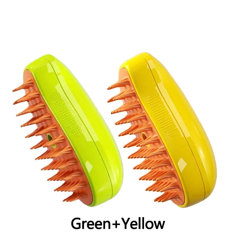 Steam Brush for Cats Soft Electric Water Jet Pet Comb Silicone Hair Remover Dog Brush Pet Grooming Supplies Products Home