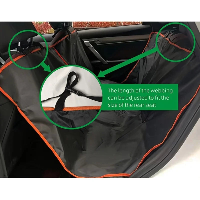 Premium Oxford Cloth Dog Car Seat Cover Durable Waterproof Scratchproof Pet Hammock Cushion Protector for Cars Trucks SUVs