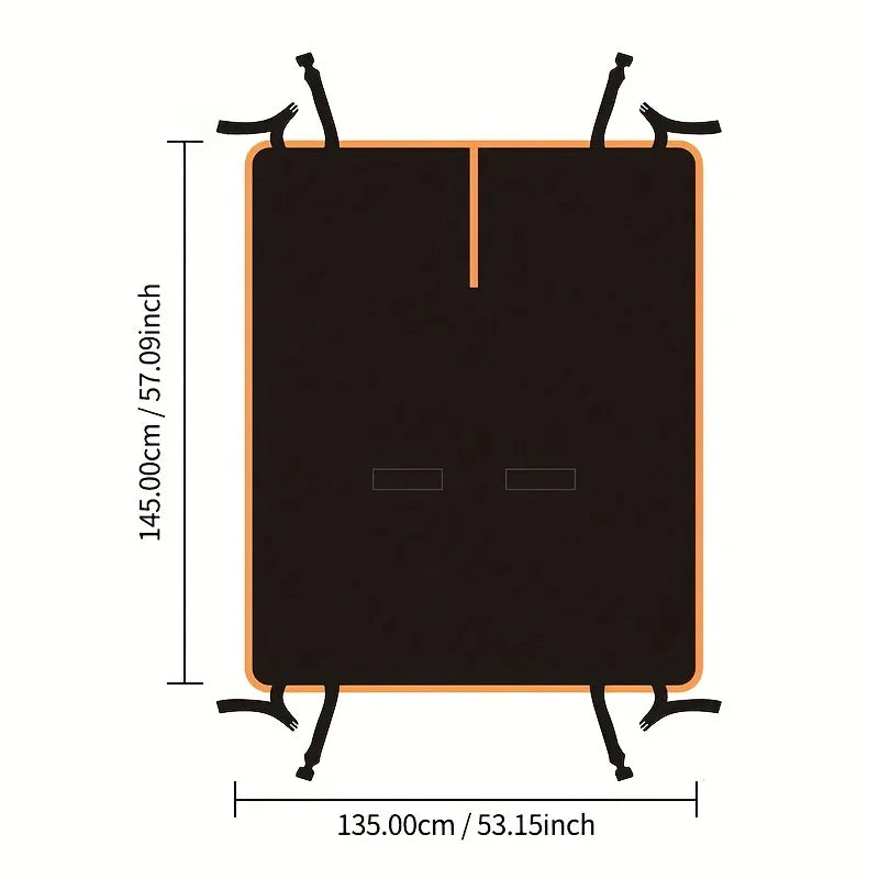 Premium Oxford Cloth Dog Car Seat Cover Durable Waterproof Scratchproof Pet Hammock Cushion Protector for Cars Trucks SUVs