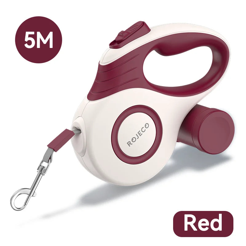 Booteely Automatic Retractable Dog Leash Extendable Rope For Outdoor Travel Walking Hiking Small Dogs Traction Rope Cat Lead