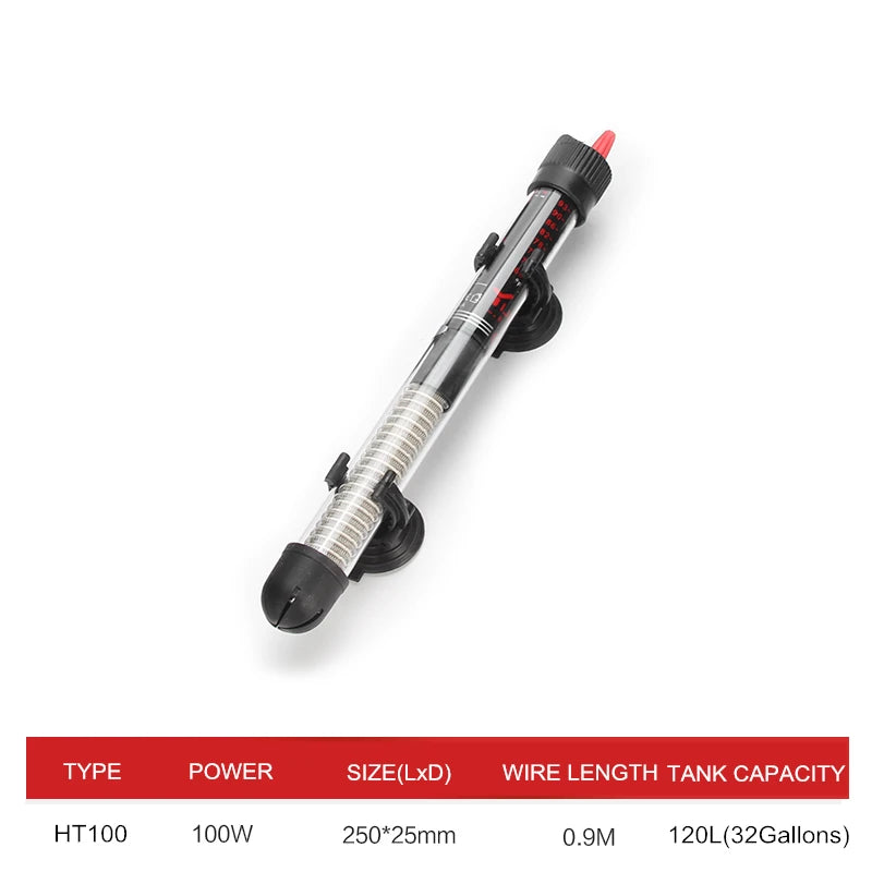 Adjustable Submersible Heating Rod Adjustable Thermostat Aquarium Heating Rod Temperature Precise Control -Efficiency