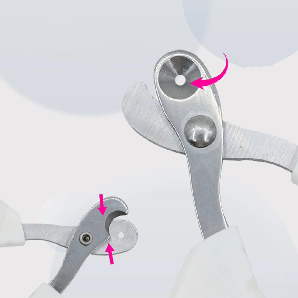 pet stainless steel nail clipper dog and cat small animal nail clippers for cats