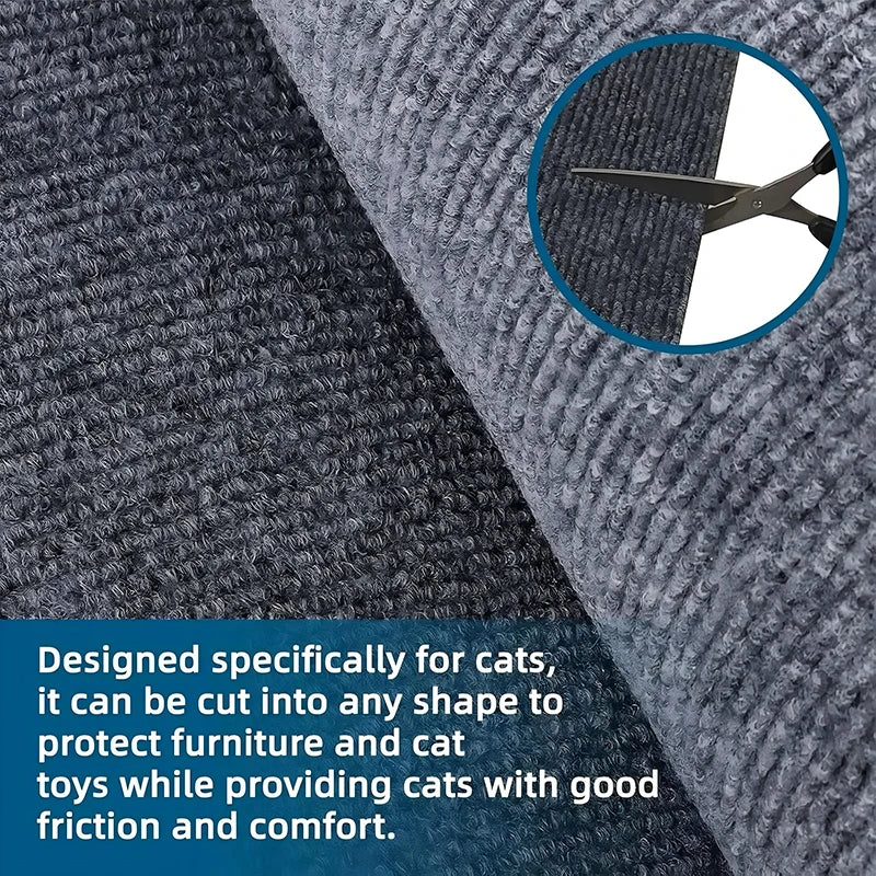Anti Cat Scratch Sofa Cat Crawling Mat Sofa Protection Grinding Climbing Frame Self-adhesive Carpet Cats Scratch Board Cat Toys