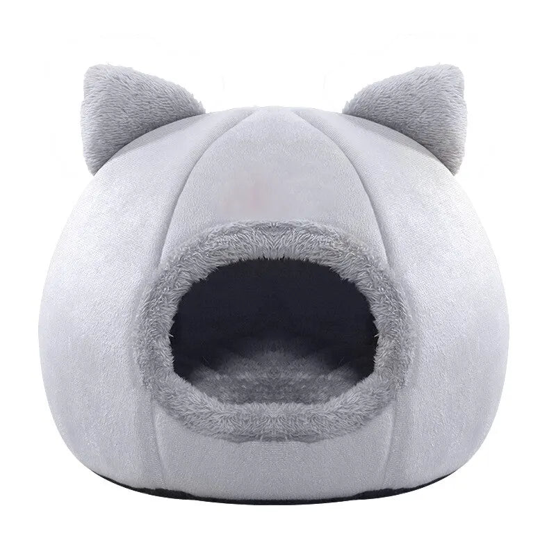 New Deep Sleep Comfort In Winter Cat Bed Iittle Mat Basket Small Dog House Products Pets Tent Cozy Cave Nest Indoor Cama Gato