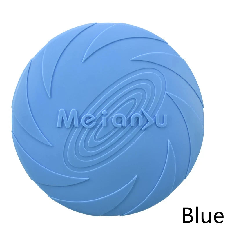 Silicone Flying Saucer Funny Dog Cat Toy Dog Game Flying Discs Resistant Chew Puppy Training Interactive Pet Supplies