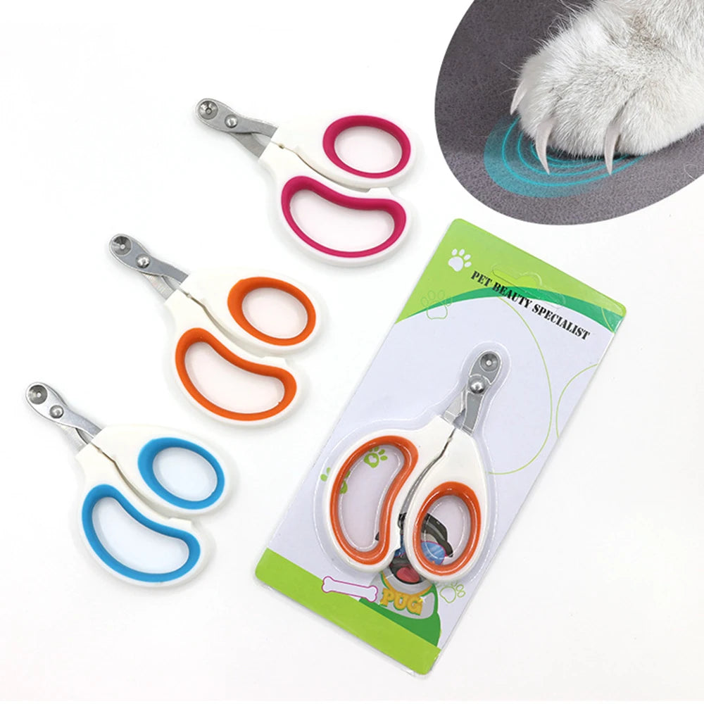pet stainless steel nail clipper dog and cat small animal nail clippers for cats