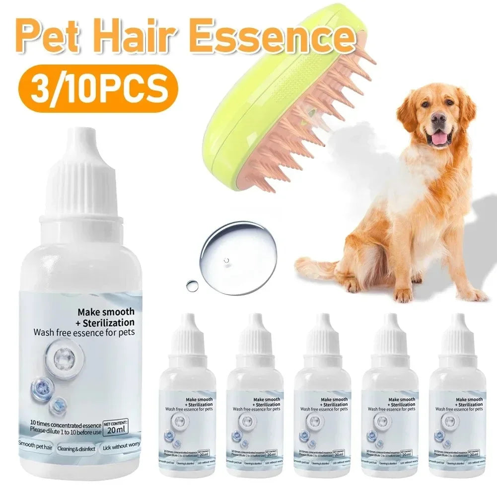 Steam Brush for Cats Soft Electric Water Jet Pet Comb Silicone Hair Remover Dog Brush Pet Grooming Supplies Products Home