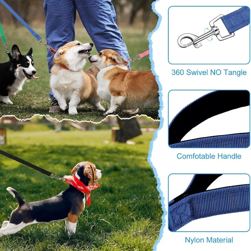 Pet Dog Training Leash Walking Belt Long Lanyard Dog Walking Protection Rope Suitable For Small And Large Dogs 1.5/3/5/6M Leash