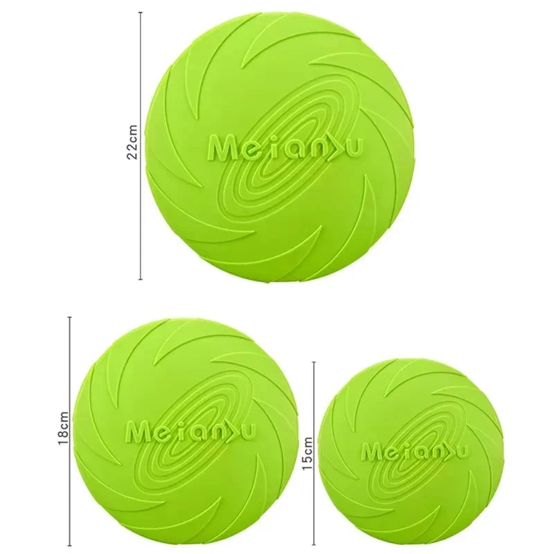 Silicone Flying Saucer Funny Dog Cat Toy Dog Game Flying Discs Resistant Chew Puppy Training Interactive Pet Supplies