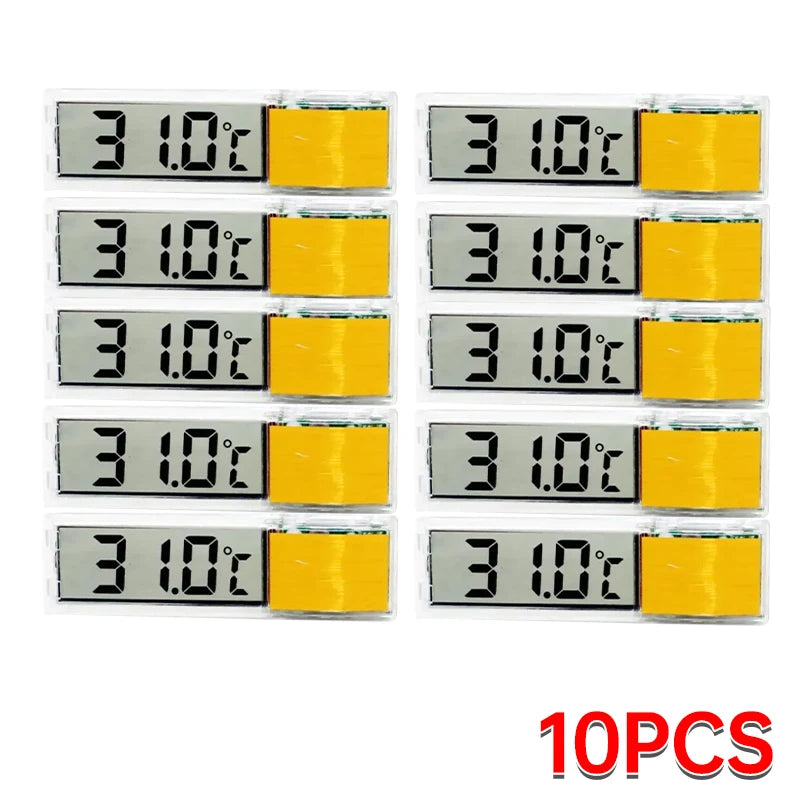 1pcs Aquarium Thermometer Electronic LCD Digital Fish Tank Temperature Measurement Fish Tank Temp Meter Aquarium Accessories