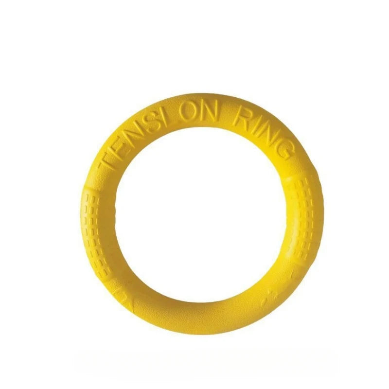 1pc Orange Dog Toys Pet Flying Disk Training Ring Puller EVA Interactive Training Ring Puller Resistant for Dogs