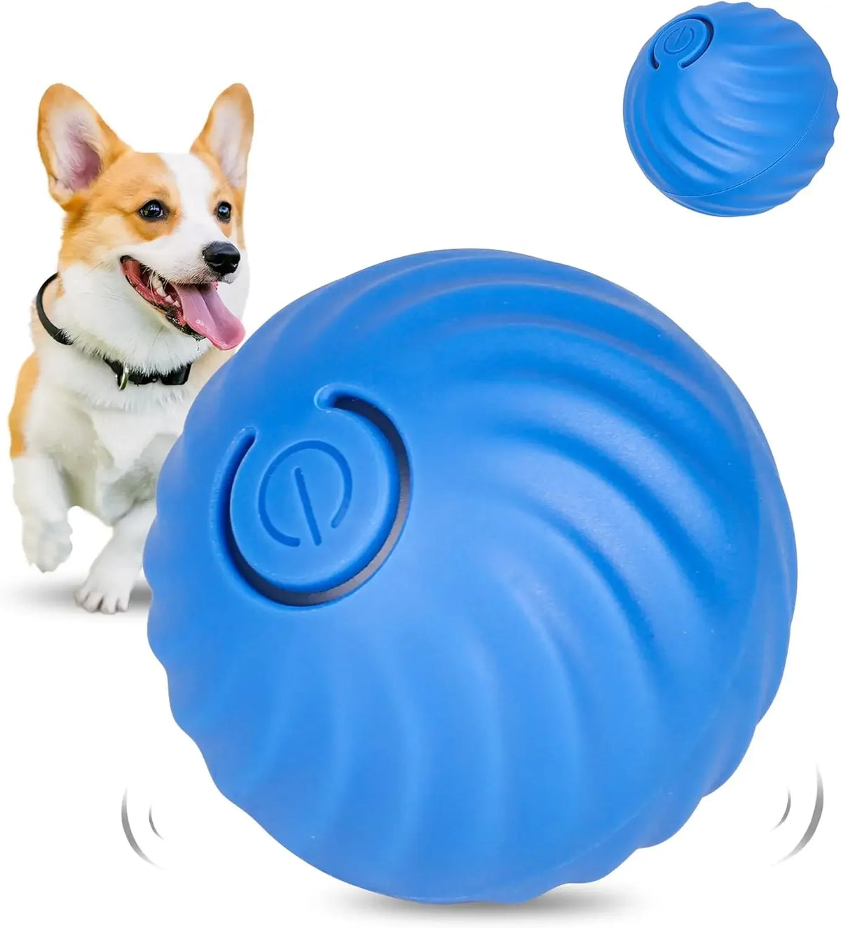 1pcs Dog Toys Intelligent Gravity Jump Ball Rechargeable Bite-Resistant Rolling Ball Cat And Dog Chase Interactive Pet Toys