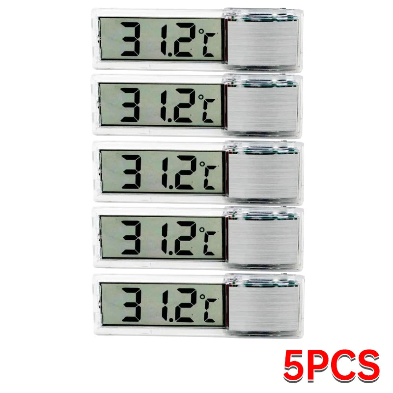 1pcs Aquarium Thermometer Electronic LCD Digital Fish Tank Temperature Measurement Fish Tank Temp Meter Aquarium Accessories