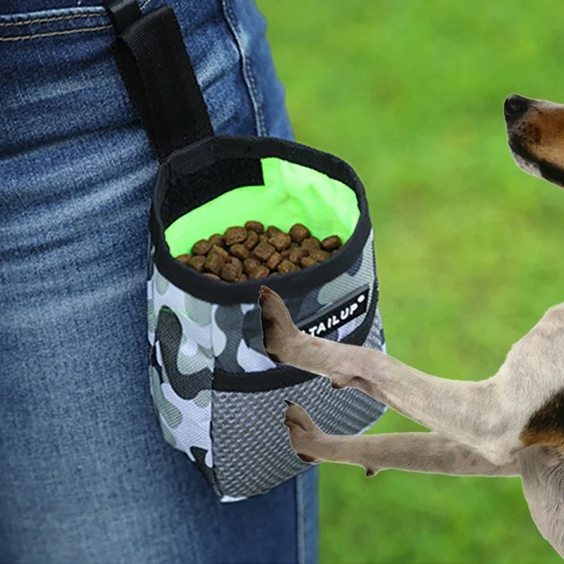 Pet Dog Puppy Training Treat Snack Bait Pet Feed Pocket Pouch Obedience Agility Pouch Food Bag Pocket Snack Reward Waist Bag