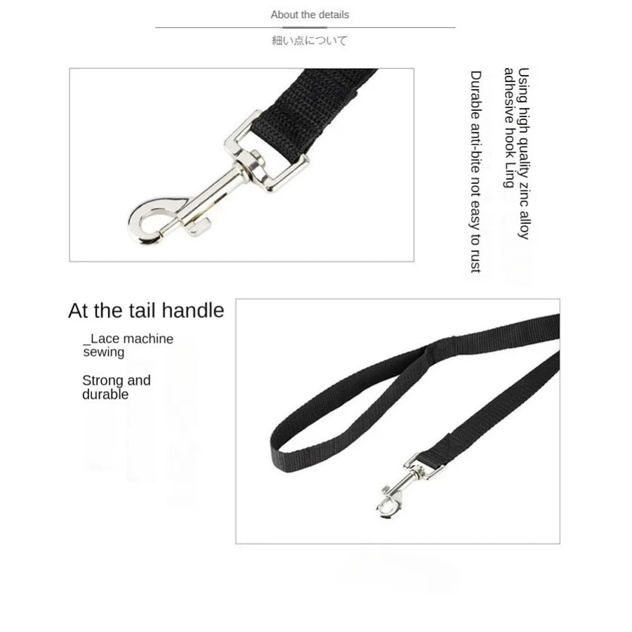 Pet Dog Training Leash Walking Belt Long Lanyard Dog Walking Protection Rope Suitable For Small And Large Dogs 1.5/3/5/6M Leash