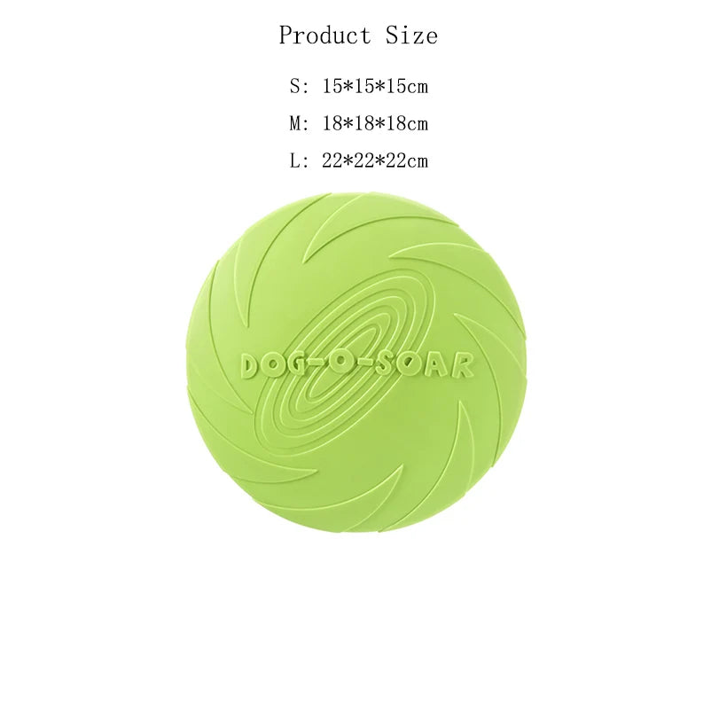Silicone Flying Saucer Funny Dog Cat Toy Dog Game Flying Discs Resistant Chew Puppy Training Interactive Pet Supplies