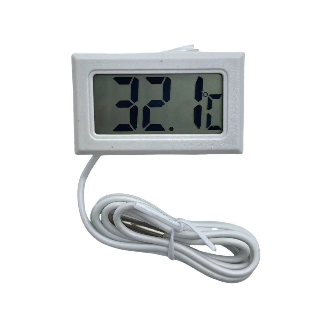 2/4pcs Fish Tank Thermometer with Suction Cup Temperature Sensor LCD Digital Aquarium Water Temp Detector Aquatic Tool
