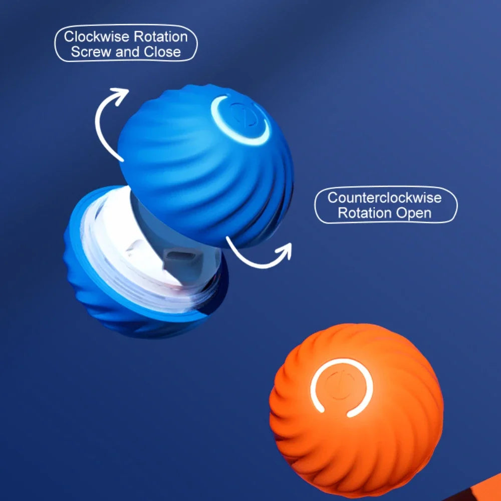 1pcs Dog Toys Intelligent Gravity Jump Ball Rechargeable Bite-Resistant Rolling Ball Cat And Dog Chase Interactive Pet Toys