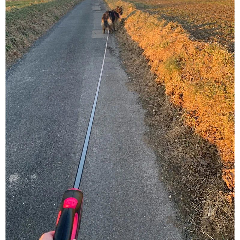 Long Strong Pet Leash For Large Dogs Durable Nylon Retractable Big Dog Walking Leash Leads Automatic Extending Dog Leash Rope