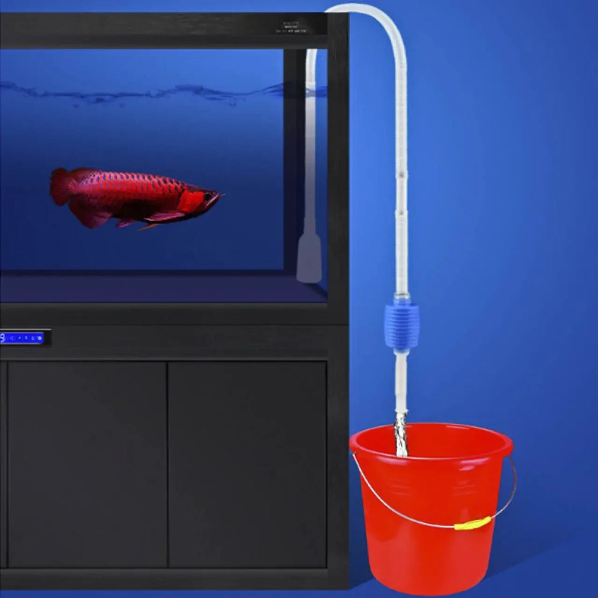Semi-automatic Aquarium Clean Vacuum Water Change Changer Gravel Aquarium Simple Fish Tank Vacuum Siphon Pump Cleaner