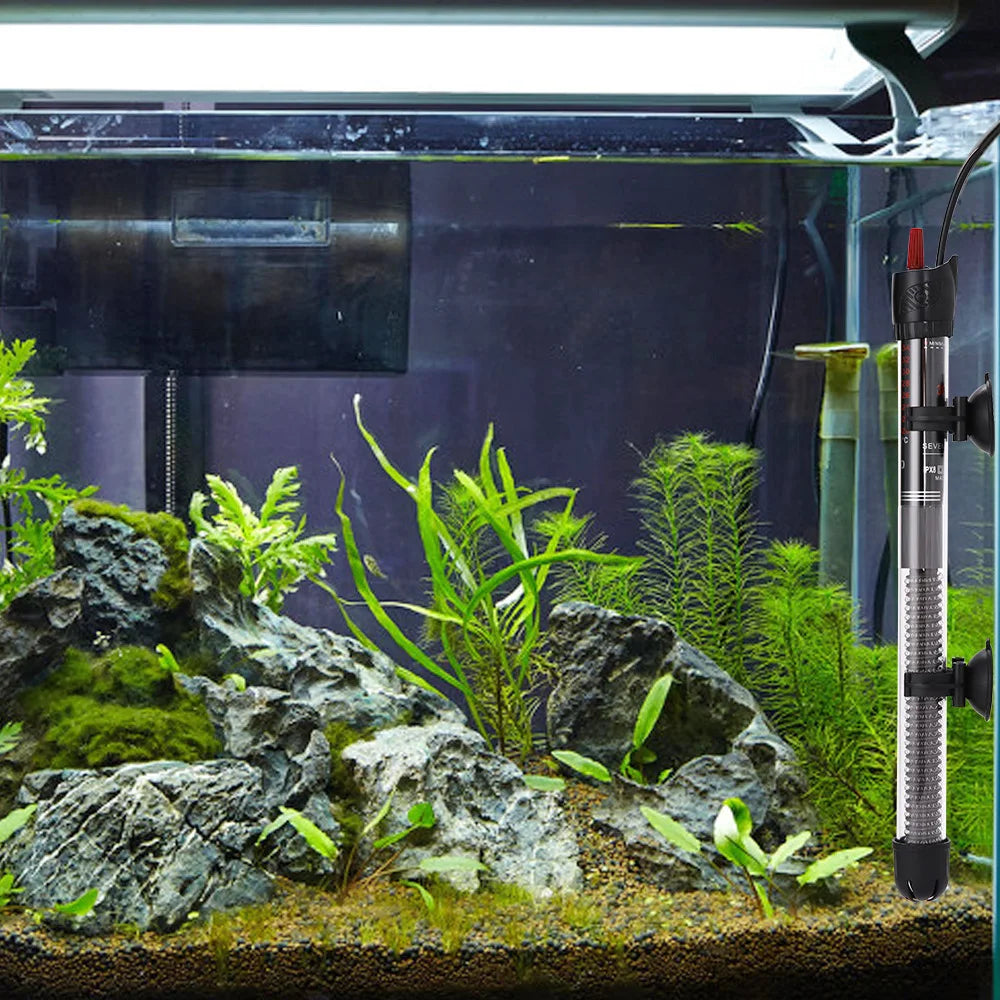 Adjustable Submersible Heating Rod Adjustable Thermostat Aquarium Heating Rod Temperature Precise Control -Efficiency
