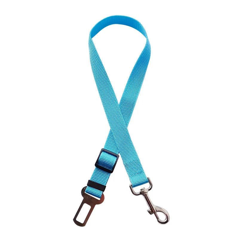 New Dog Car Seat Belt Safety Protector Travel Pets Accessories Dog Leash Collar Breakaway Solid Car Harness Pet Car Seat Belts