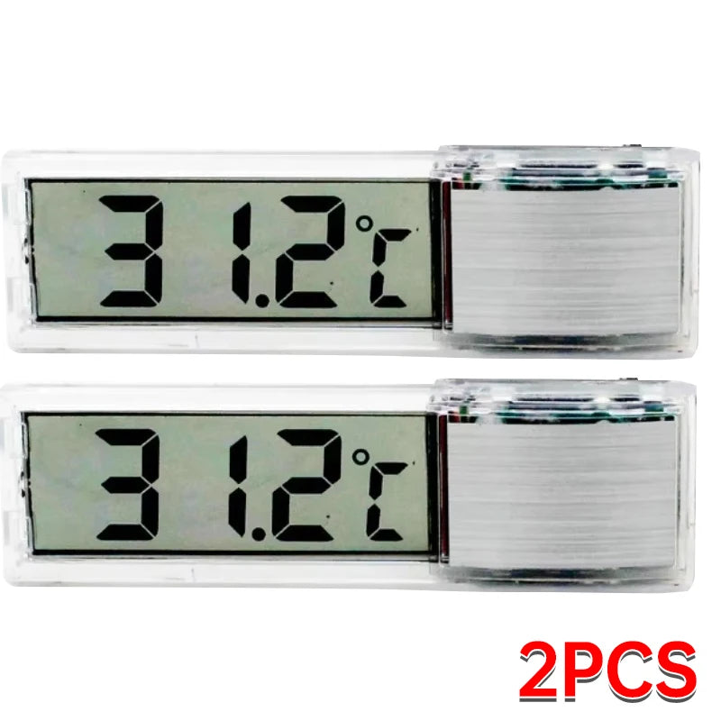 1pcs Aquarium Thermometer Electronic LCD Digital Fish Tank Temperature Measurement Fish Tank Temp Meter Aquarium Accessories