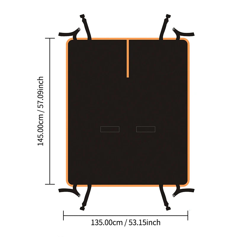Premium Oxford Cloth Dog Car Seat Cover Durable Waterproof Scratchproof Pet Hammock Cushion Protector for Cars Trucks SUVs