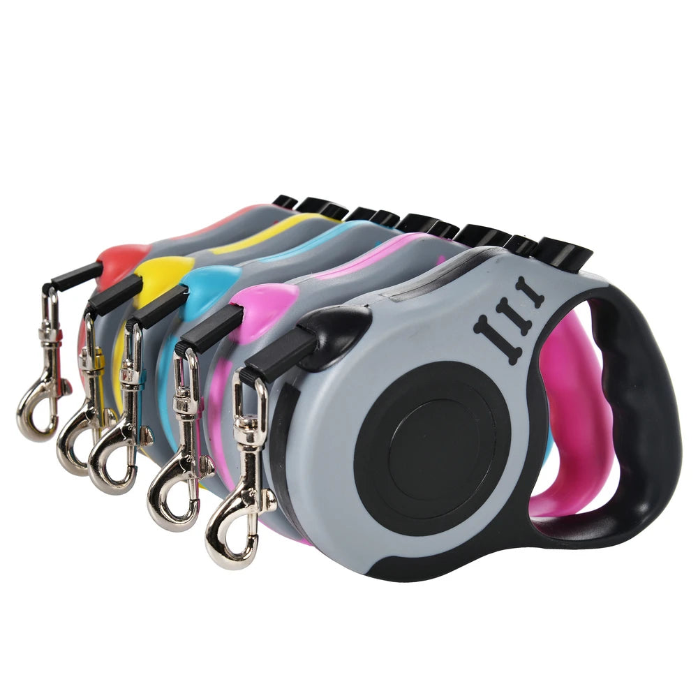 3m 5m Dog Leash Strong Nylon Puppy Lead For Small Medium Large Dogs Cats Automatic Retractable Durable Yorkshire Pet Supplies
