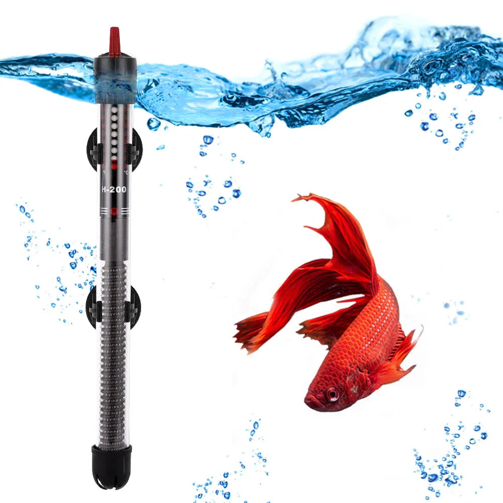 Adjustable Submersible Heating Rod Adjustable Thermostat Aquarium Heating Rod Temperature Precise Control -Efficiency