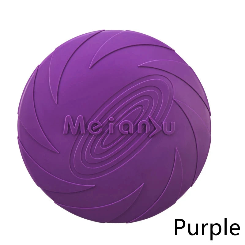 Silicone Flying Saucer Funny Dog Cat Toy Dog Game Flying Discs Resistant Chew Puppy Training Interactive Pet Supplies