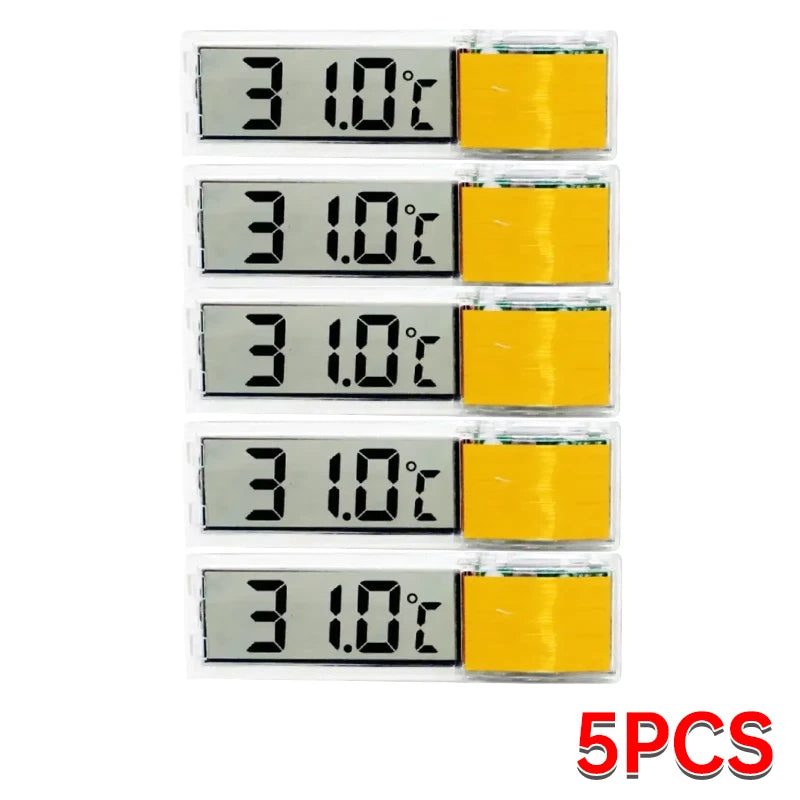 1pcs Aquarium Thermometer Electronic LCD Digital Fish Tank Temperature Measurement Fish Tank Temp Meter Aquarium Accessories