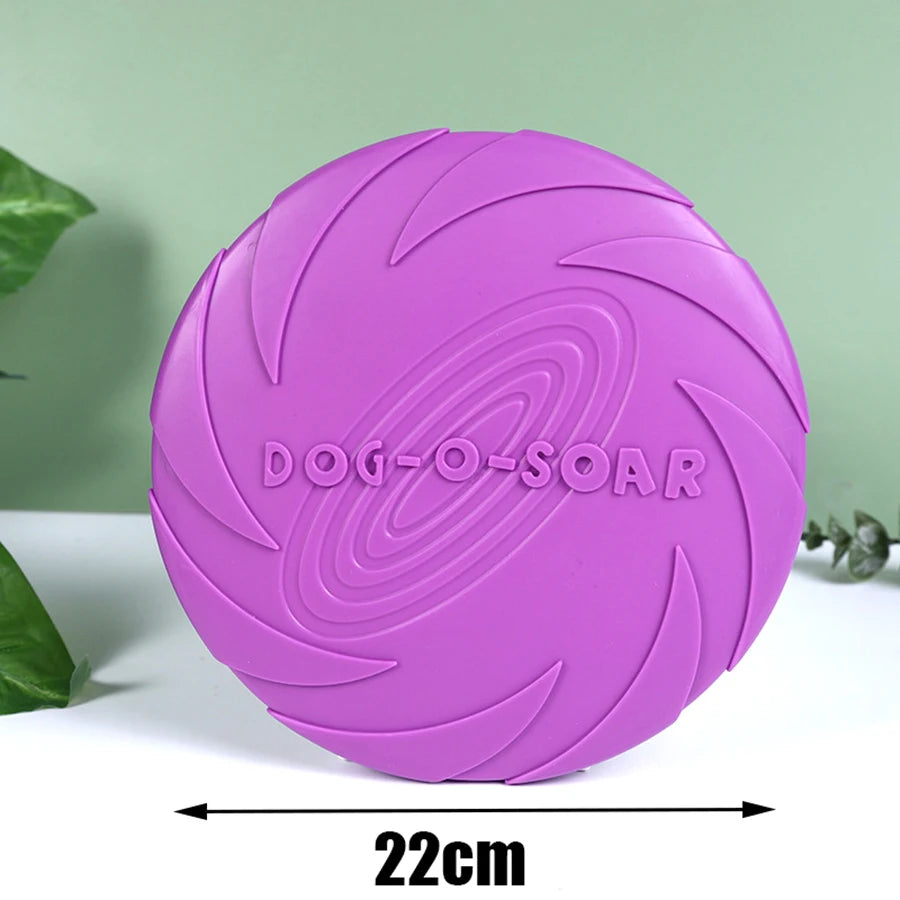Silicone Flying Saucer Funny Dog Cat Toy Dog Game Flying Discs Resistant Chew Puppy Training Interactive Pet Supplies