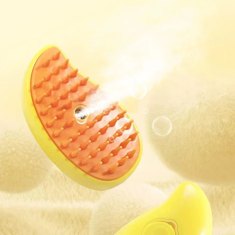 Steam Brush for Cats Soft Electric Water Jet Pet Comb Silicone Hair Remover Dog Brush Pet Grooming Supplies Products Home