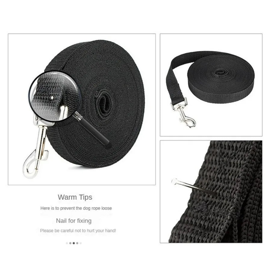 Pet Dog Training Leash Walking Belt Long Lanyard Dog Walking Protection Rope Suitable For Small And Large Dogs 1.5/3/5/6M Leash