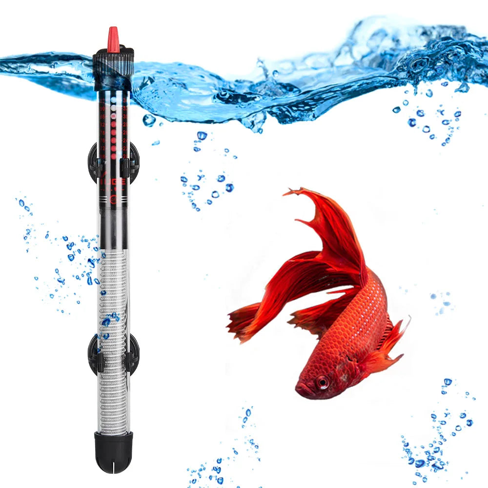 Adjustable Submersible Heating Rod Adjustable Thermostat Aquarium Heating Rod Temperature Precise Control -Efficiency