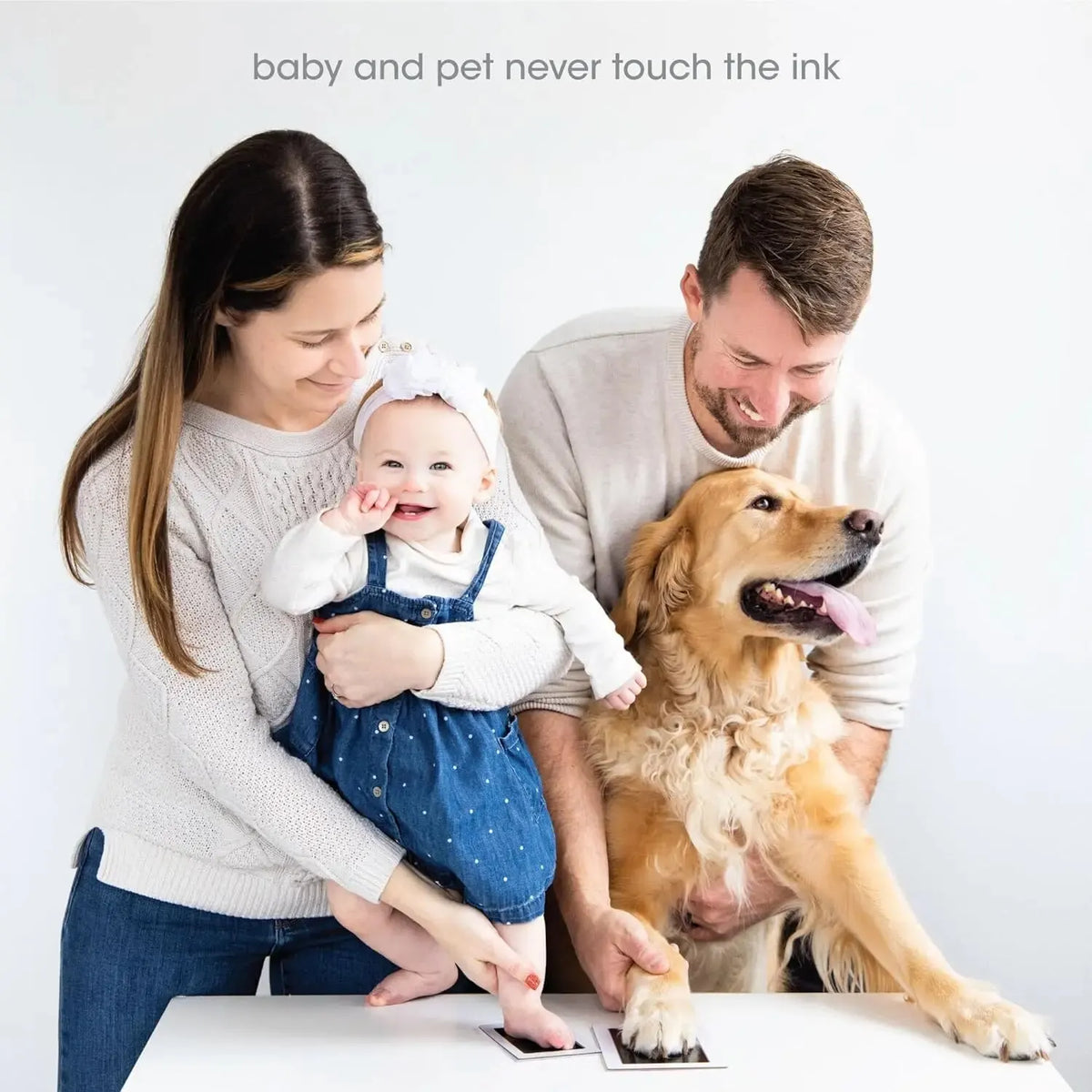 Cat Dog Paw Print Ink Kit Pad Safe Non-toxic Baby Footprints Newborn Shower Handprint Easy Diy Clean Touch Inkless Pet Souvenir