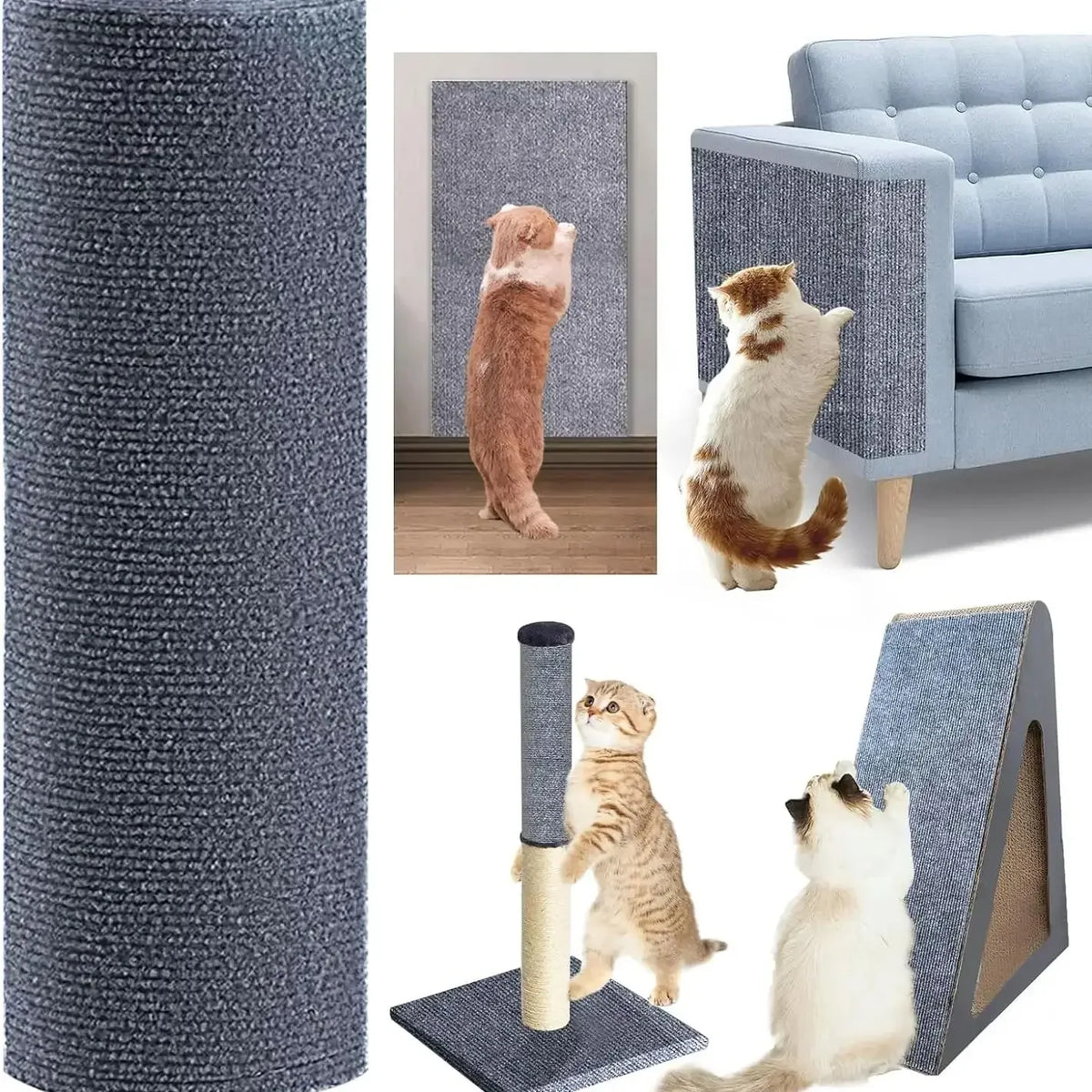 Anti Cat Scratch Sofa Cat Crawling Mat Sofa Protection Grinding Climbing Frame Self-adhesive Carpet Cats Scratch Board Cat Toys